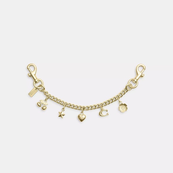 Coach Gold Charm Chain - Picture 1 of 4